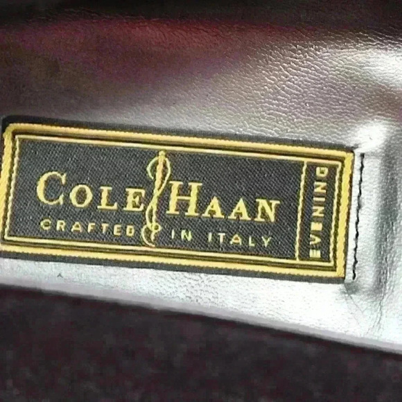 Cole Haan Venezia Style 90's Men's Black Leather Slip On Loafers Size US 11.5 M - Picture 8 of 11